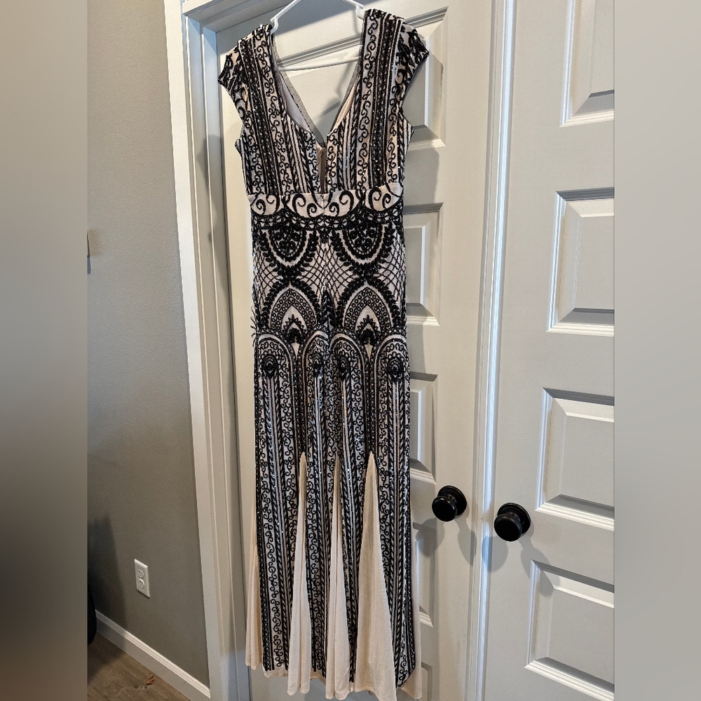 R&M Richards Sequined Dress Size 10